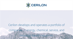 Desktop Screenshot of cerilon.com